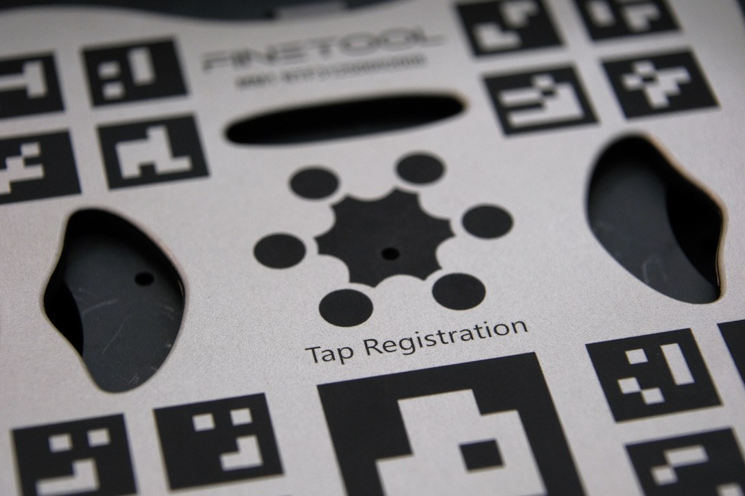 TARS tap registration marker plate
